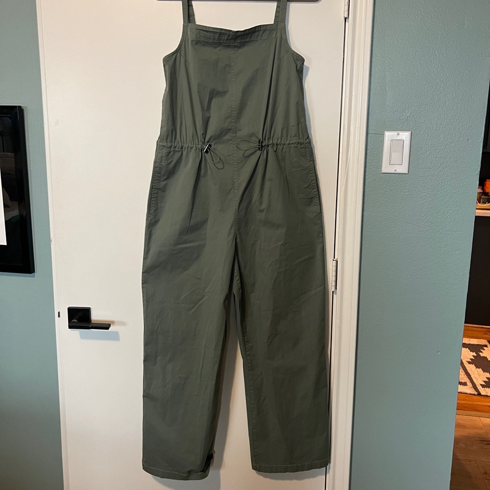 ADJUSTABLE CINCH WAIST JUMPSUIT